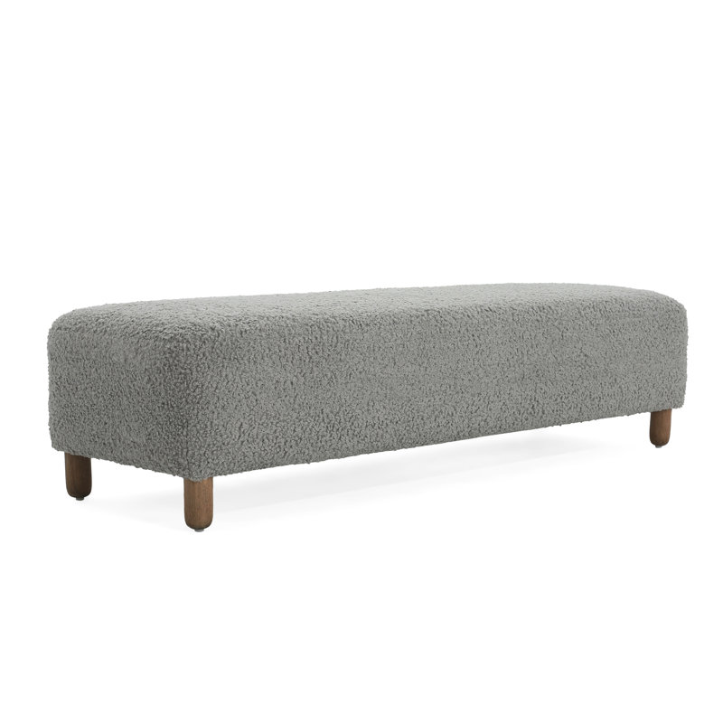 Latitude Run Grey Rectangular Modern Comfortable Ottoman For Living Room Wayfair